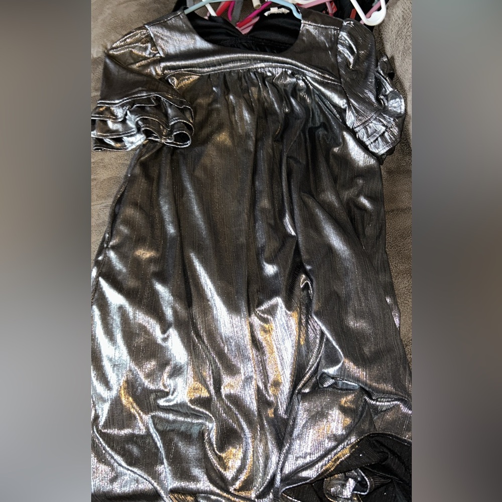 Shimmering Silver Dress